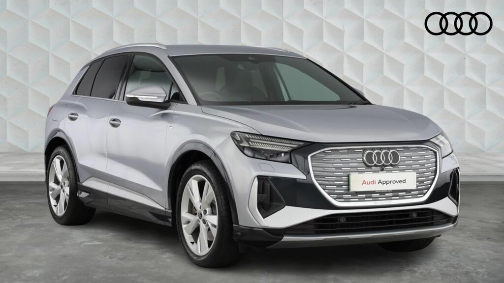 Audi Q4 E Tron 40 S Line 5-Door 63Kwh Silver