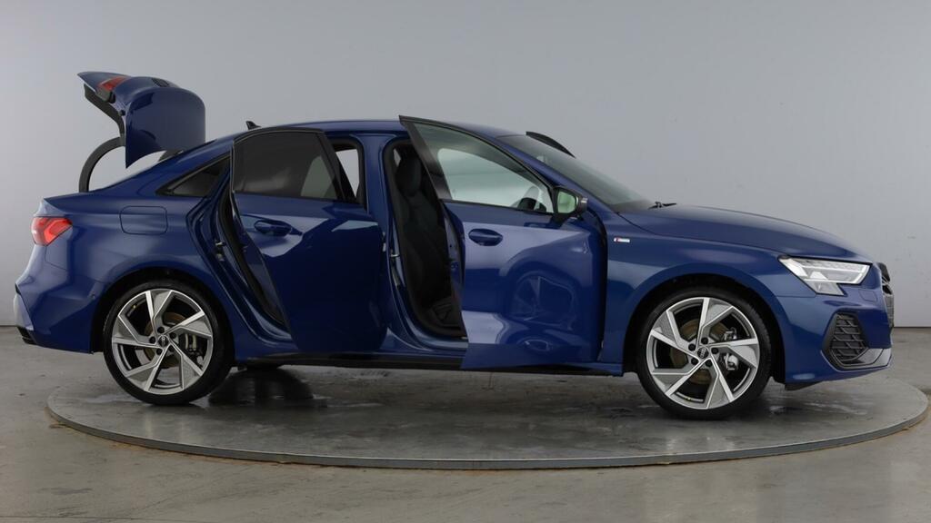 Audi A3 Saloon Black Edition Tfsi 150 Ps S Tronic Blue #6