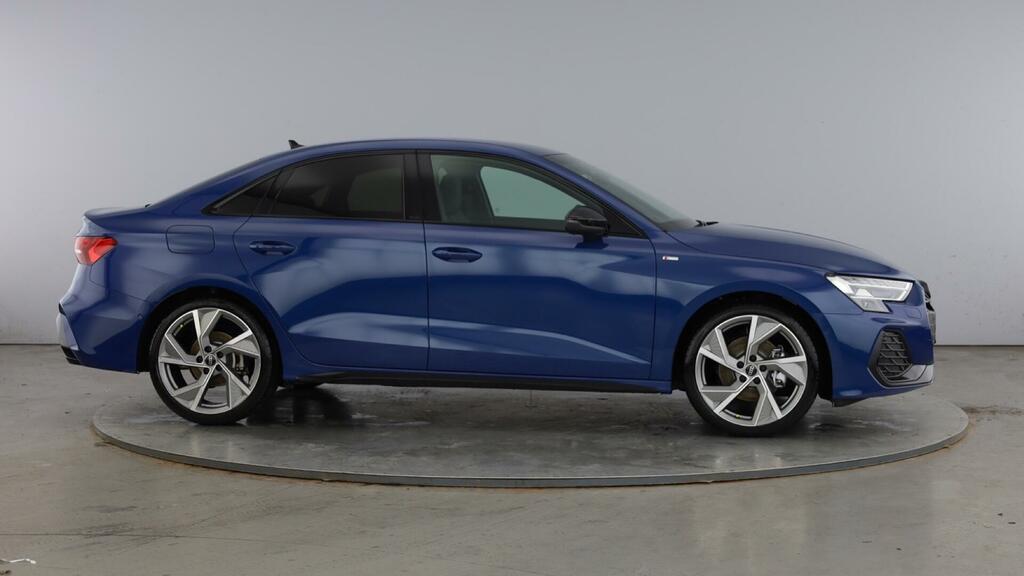 Audi A3 Saloon Black Edition Tfsi 150 Ps S Tronic Blue #3