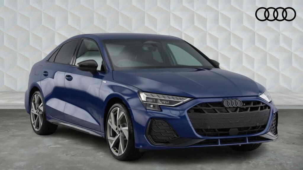 Audi A3 Saloon Black Edition Tfsi 150 Ps S Tronic Blue