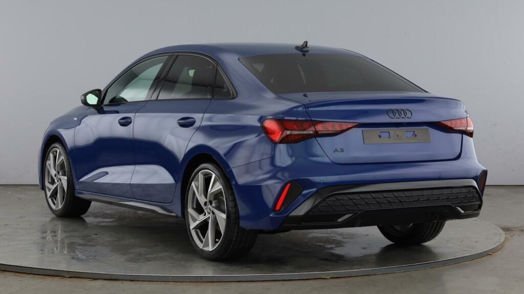 Audi A3 Saloon Black Edition Tfsi 150 Ps S Tronic Blue #2