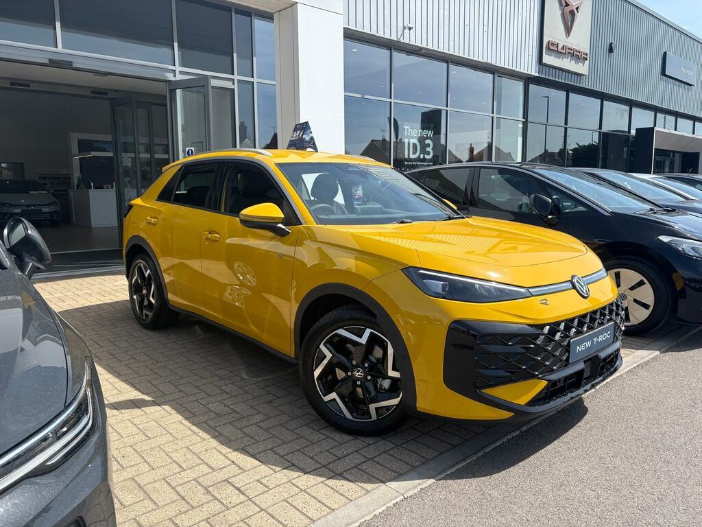 Volkswagen T-Roc New R-line 1.5 Etsi 150 Ps 7-Speed Dsg 5-Door Yellow