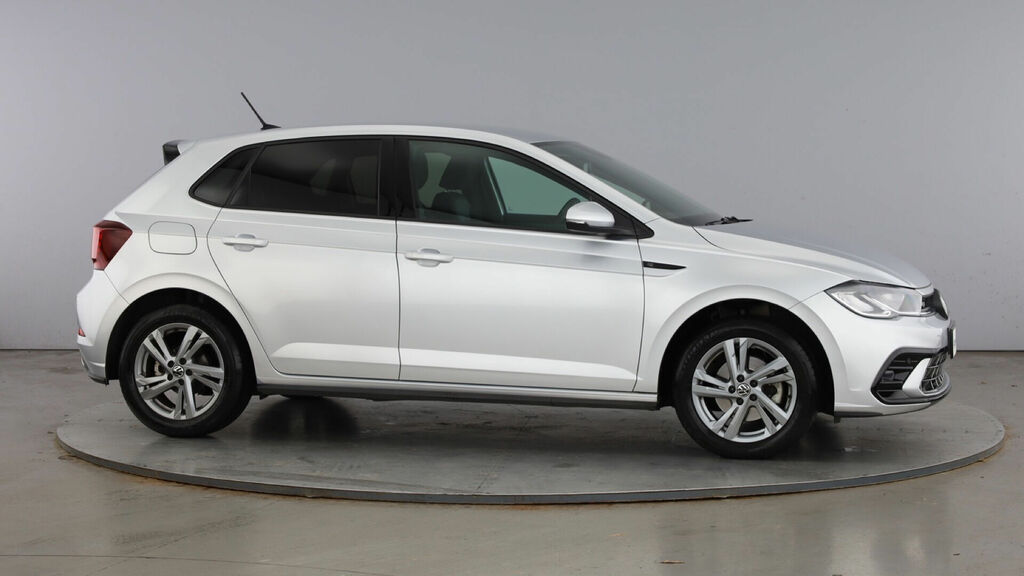 Volkswagen Polo 1.0 Tsi R-line Dsg Euro 6 5-Door WR25LVG Silver #4