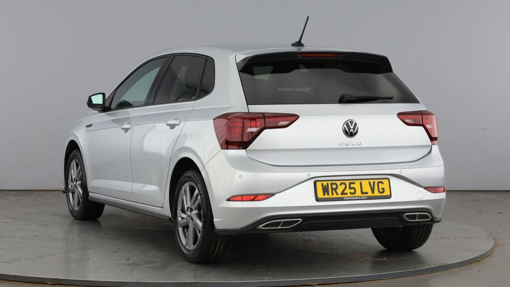Volkswagen Polo 1.0 Tsi R-line Dsg Euro 6 5-Door WR25LVG Silver #3