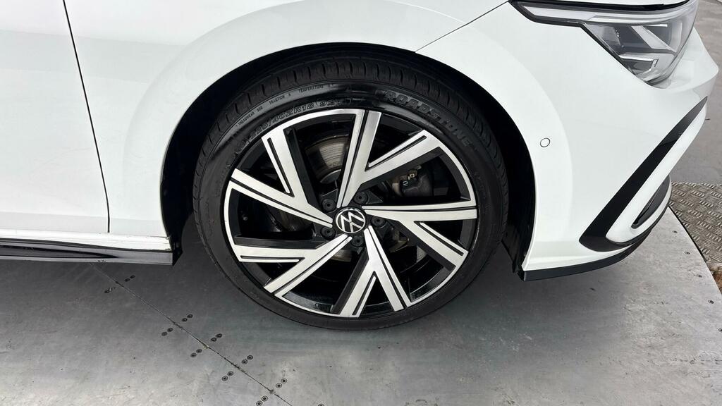 Volkswagen Golf 2.0 Tdi R-line Euro 6 5-Door White #4