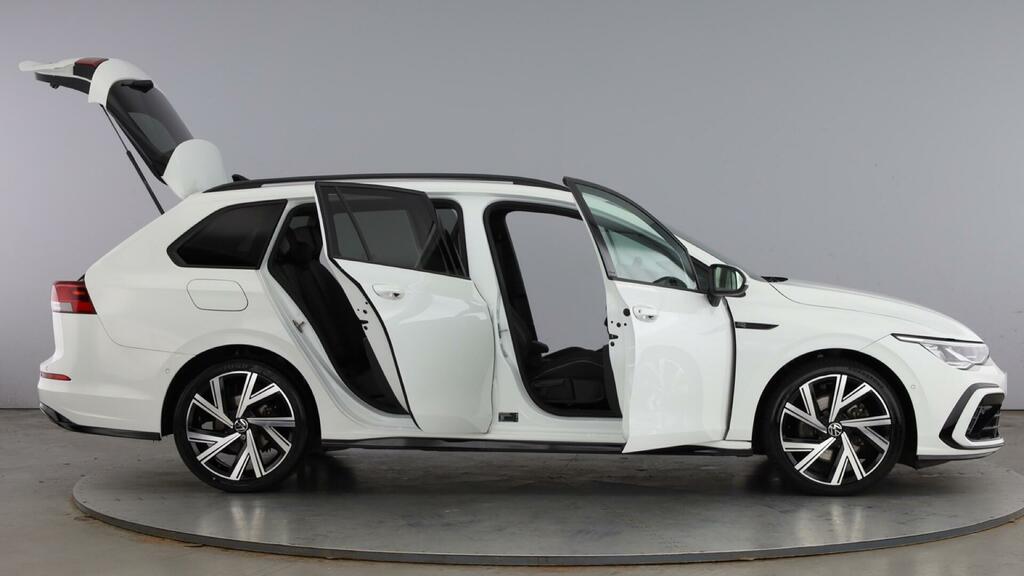 Volkswagen Golf 2.0 Tdi R-line Euro 6 5-Door White #6