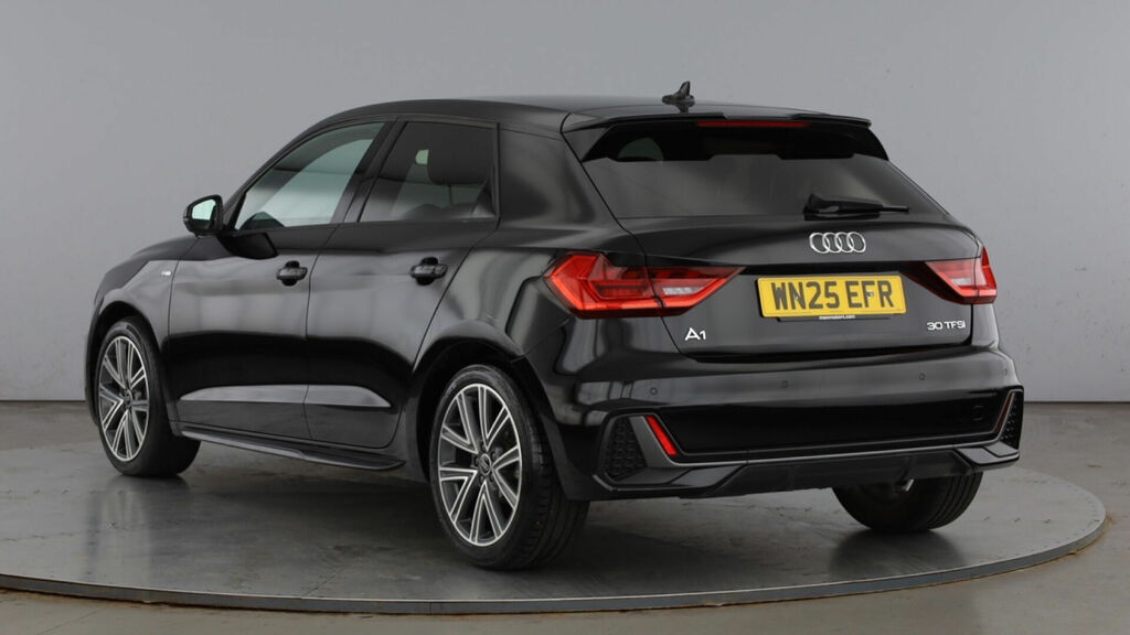 Audi A1 1.0 Tfsi 30 S Line Sportback S Tronic Euro 6 5-Doo WN25EFR Black #3