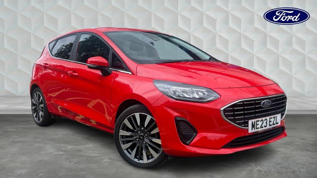 Ford Fiesta 1.0T Ecoboost Titanium X Euro 6 5-Door ME23EZL Red