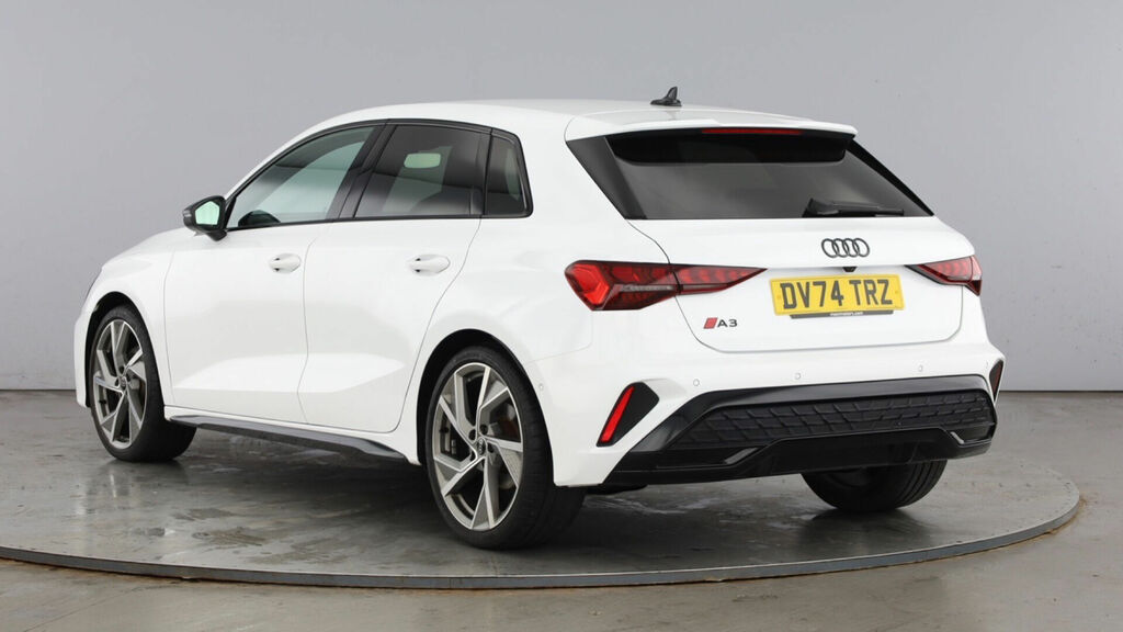 Audi A3 2.0 Tdi 35 Black Edition Sportback S Tronic Euro 6 DV74TRZ White #3