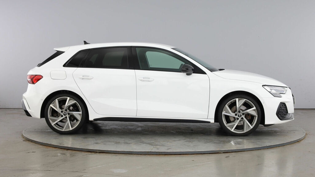 Audi A3 2.0 Tdi 35 Black Edition Sportback S Tronic Euro 6 DV74TRZ White #4