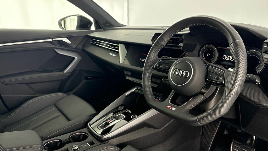 Audi A3 2.0 Tdi 35 Black Edition Sportback S Tronic Euro 6 DV74TRZ White #6