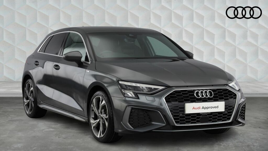 Audi A3 1.0 Tfsi 30 S Line Sportback S Tronic Euro 6 5-Doo Grey