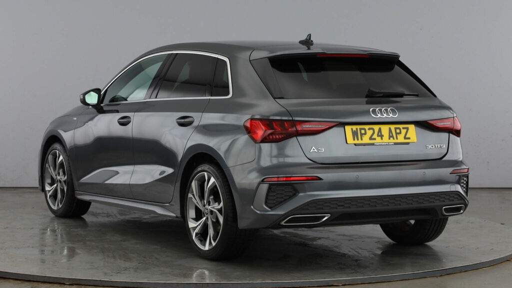 Audi A3 1.0 Tfsi 30 S Line Sportback S Tronic Euro 6 5-Doo Grey #3
