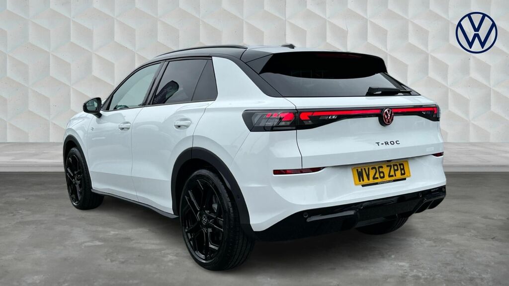 Volkswagen T-Roc Etsi Mhev R-line Dsg Euro 6 5-Door WV26ZPB White #3
