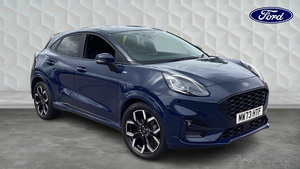 Ford Puma 1.0T Ecoboost Mhev St-line X Euro 6 5-Door MW73HTF Blue