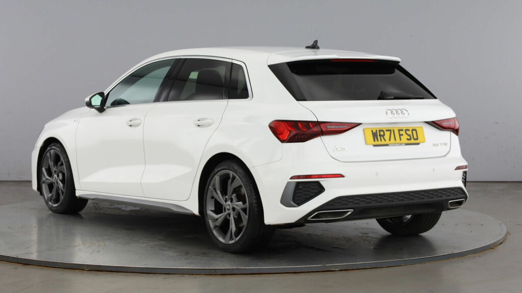 Audi A3 Tfsi 35 S Line Sportback S Tronic Euro 6 5-Door WR71FSO White #3