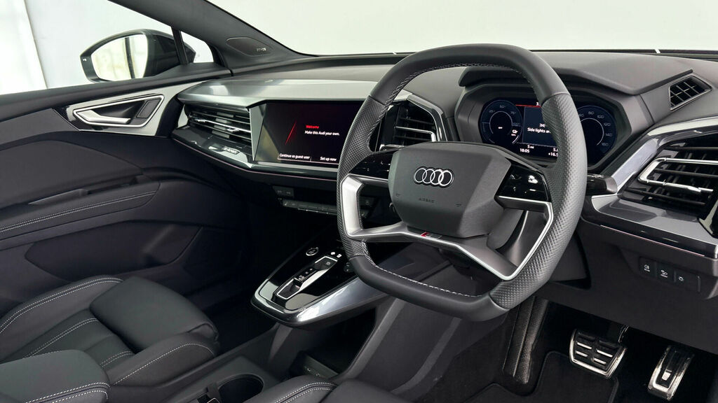 Audi Q4 E Tron 45 S Line Quattro 5-Door 82Kwh Black #6