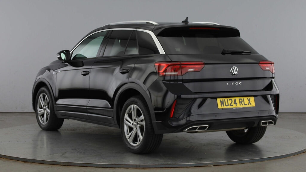 Volkswagen T-Roc Tsi R-line Dsg Euro 6 5-Door WU24RLX Black #3