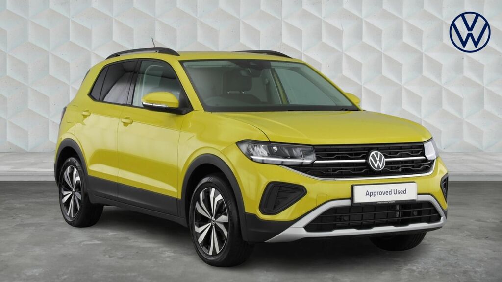 Volkswagen T-Cross 1.0 Tsi Match Dsg Euro 6 5-Door Yellow
