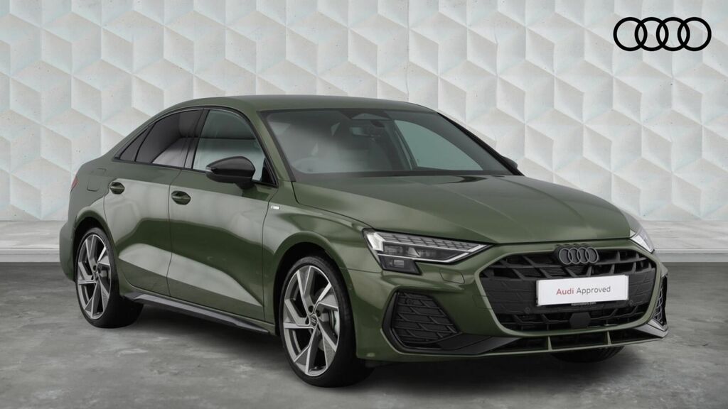 Audi A3 Tfsi 35 Black Edition S Tronic Euro 6 4-Door WN26GMG Green