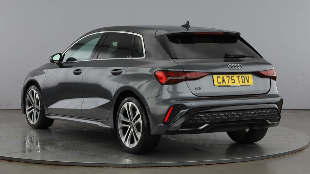 Audi A3 Tfsi 30 S Line Sportback S Tronic Euro 6 5-Door CA75TDV Grey #3