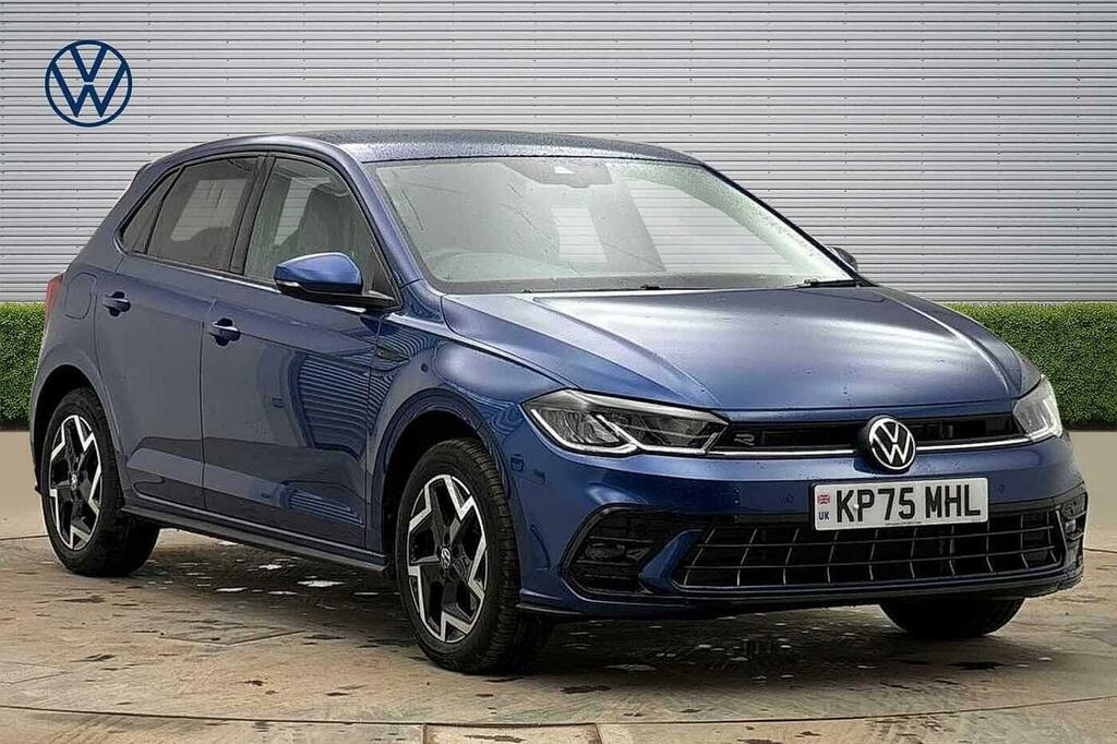 Volkswagen Polo 1.0 Tsi R-line Dsg Euro 6 5-Door Blue