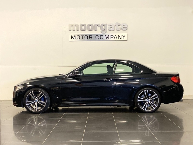 BMW 4 Series 420D M Sport FP17DPO Black #6