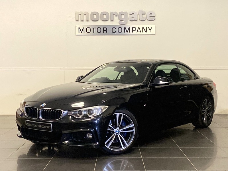 BMW 4 Series 420D M Sport FP17DPO Black #5