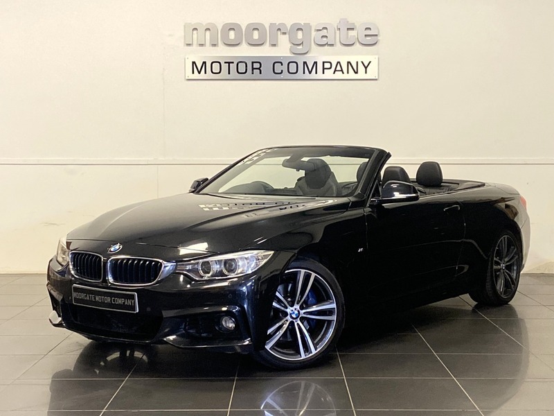 BMW 4 Series 420D M Sport FP17DPO Black #4