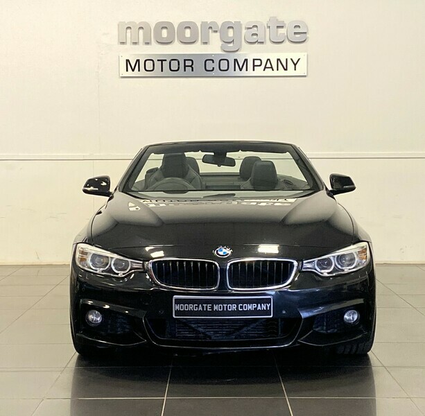 BMW 4 Series 420D M Sport FP17DPO Black #3