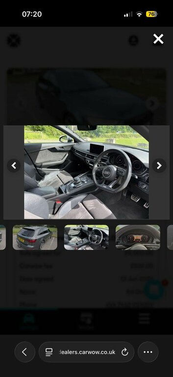 Audi A4 2.0 Tfsi Black  #6