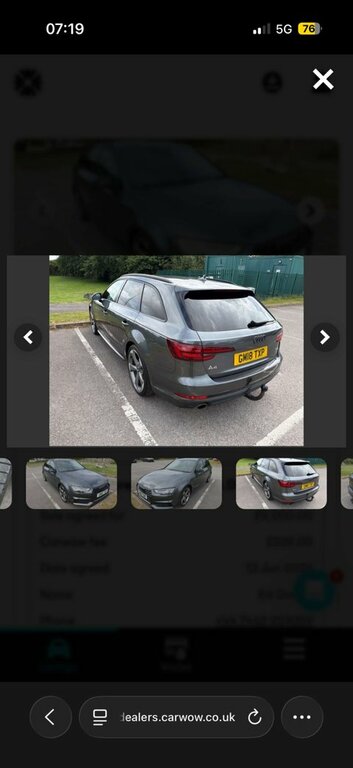 Audi A4 2.0 Tfsi Black  #4