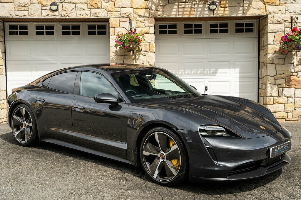 Porsche Taycan Performance Plus 93.4Kwh 4S Saloon Au DF71HKO Grey #2