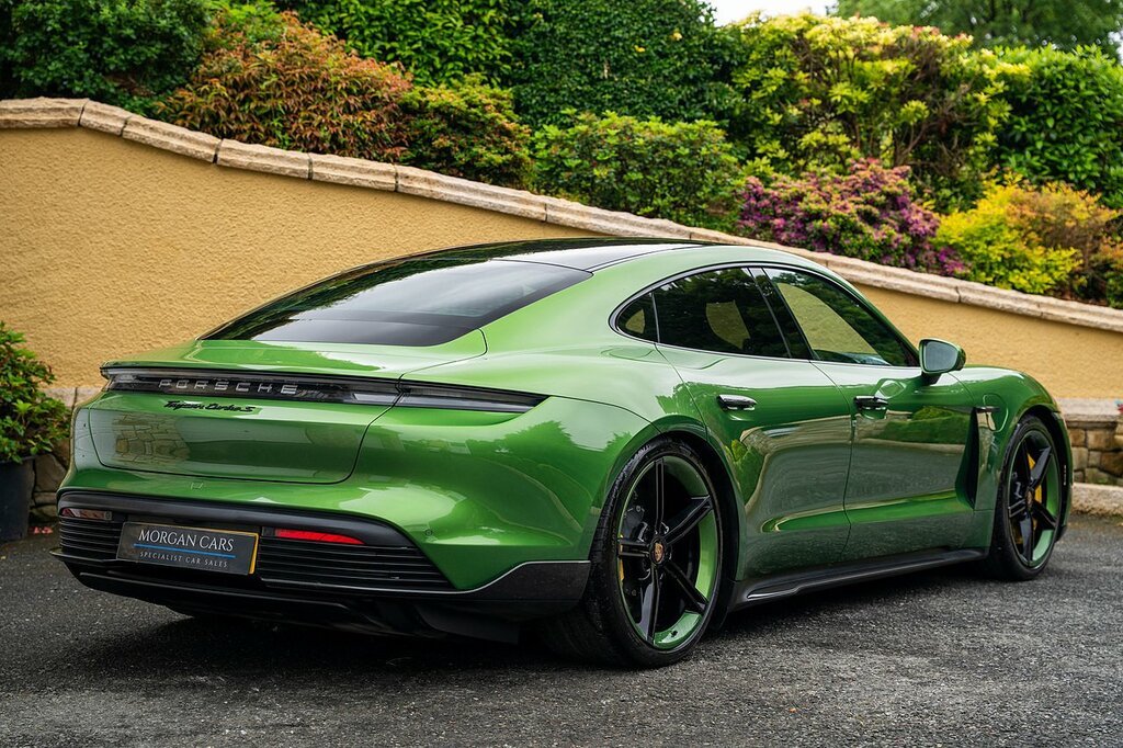 Porsche Taycan Performance Plus 93.4Kwh Turbo S Saloon Electr Green #5
