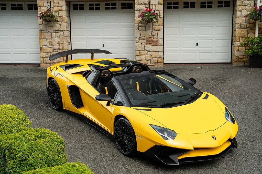 Lamborghini Aventador Sv Lp750-4 6.5 Blue #88