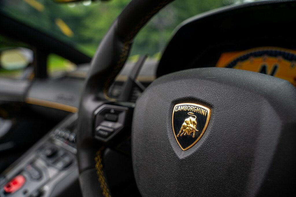 Lamborghini Aventador Sv Lp750-4 6.5 Blue #72