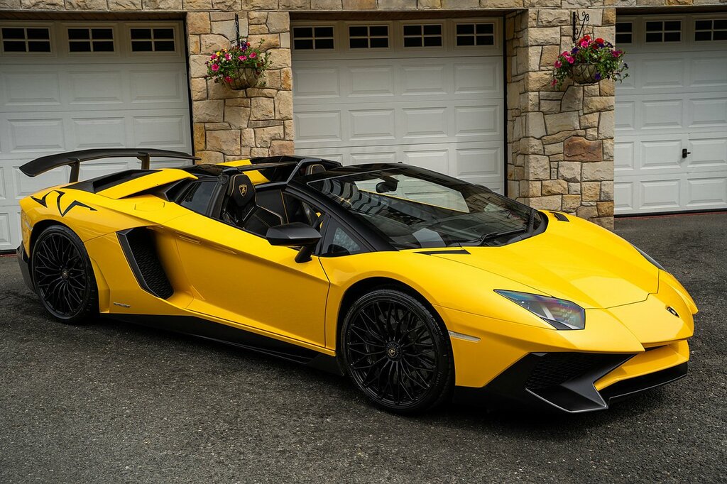 Lamborghini Aventador 6.5 V12 Lp 750-4 Superveloce Roadster I Yellow #2