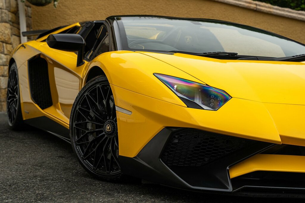 Lamborghini Aventador Sv Lp750-4 6.5 Blue #29