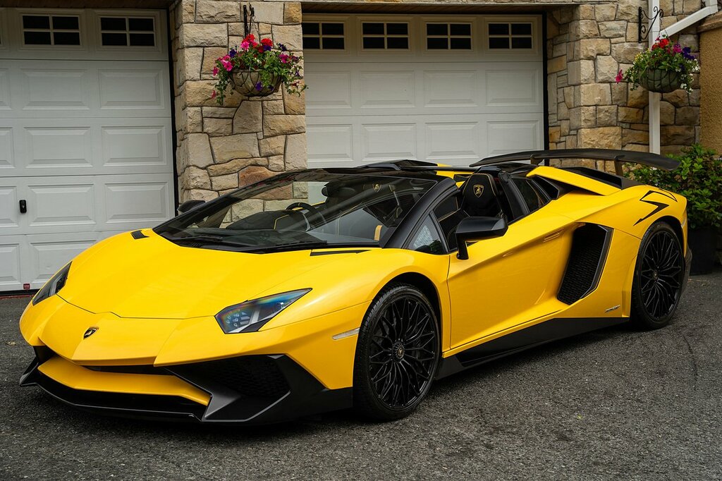 Lamborghini Aventador Sv Lp750-4 6.5 Blue #45
