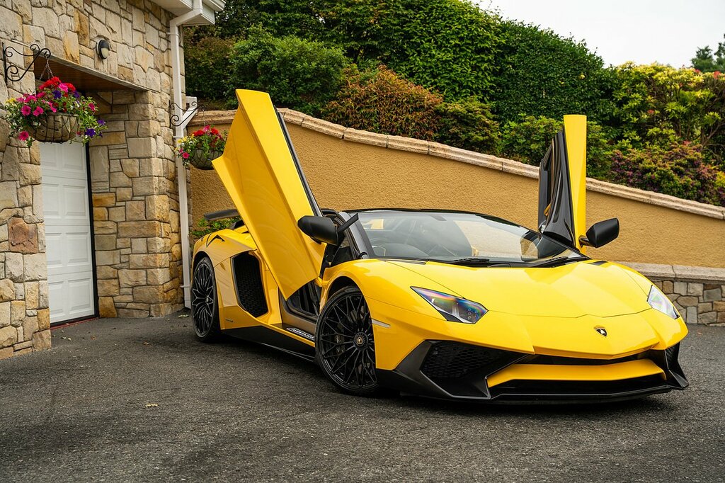 Lamborghini Aventador Sv Lp750-4 6.5 Blue #40