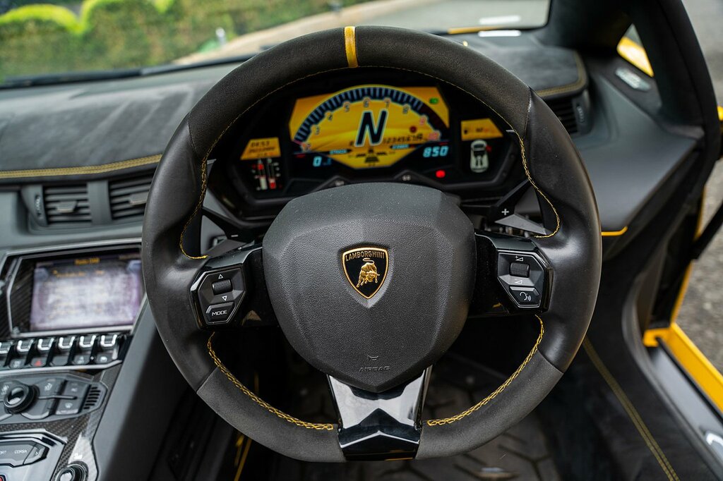 Lamborghini Aventador Sv Lp750-4 6.5 Blue #71