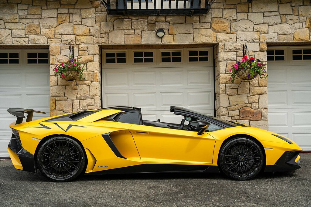 Lamborghini Aventador 6.5 V12 Lp 750-4 Superveloce Roadster I Yellow #4