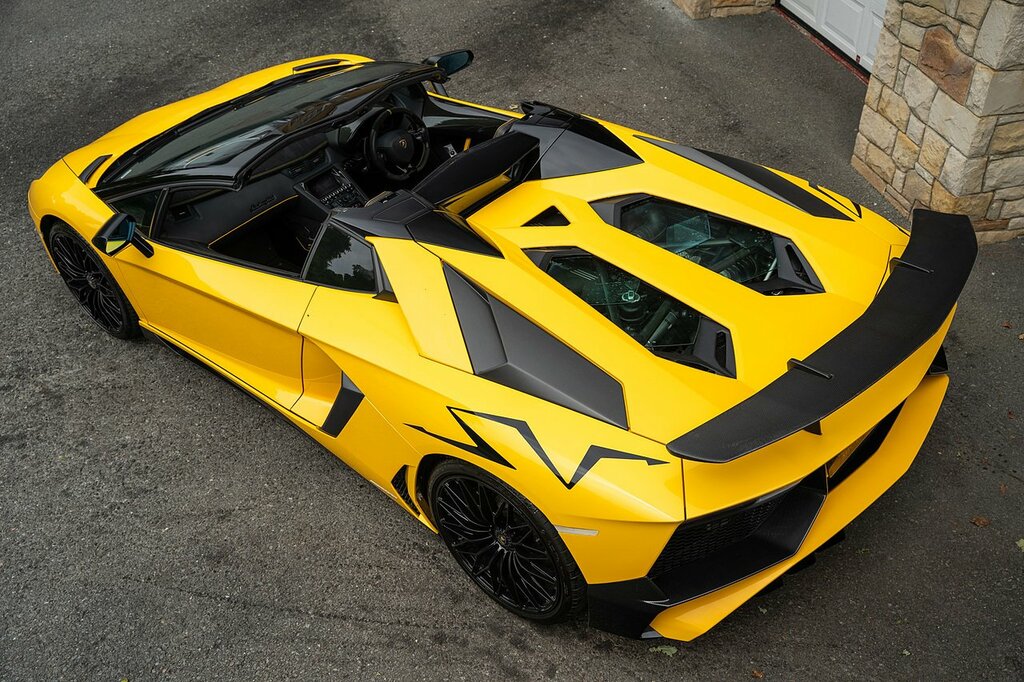 Lamborghini Aventador Sv Lp750-4 6.5 Blue #48