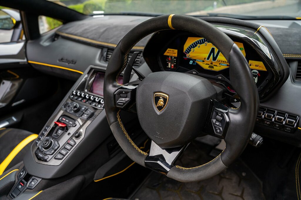 Lamborghini Aventador Sv Lp750-4 6.5 Blue #55