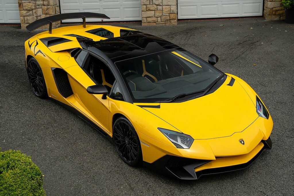 Lamborghini Aventador Sv Lp750-4 6.5 Blue #85