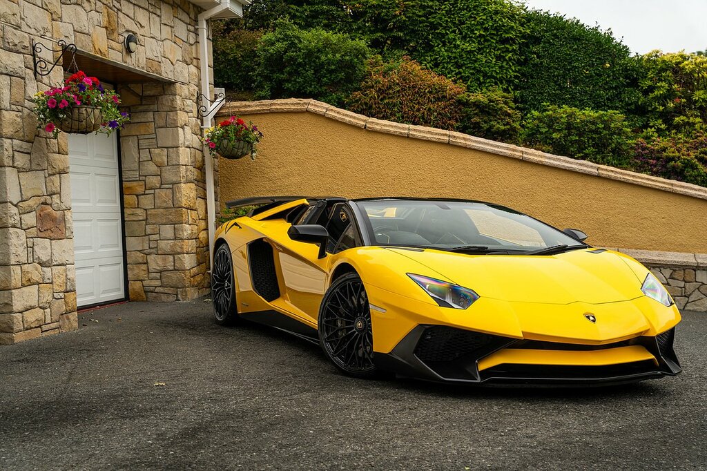 Lamborghini Aventador Sv Lp750-4 6.5 Blue #31