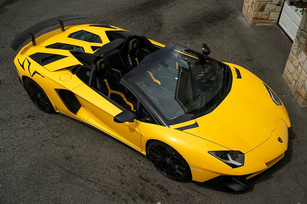 Lamborghini Aventador Sv Lp750-4 6.5 Blue #24