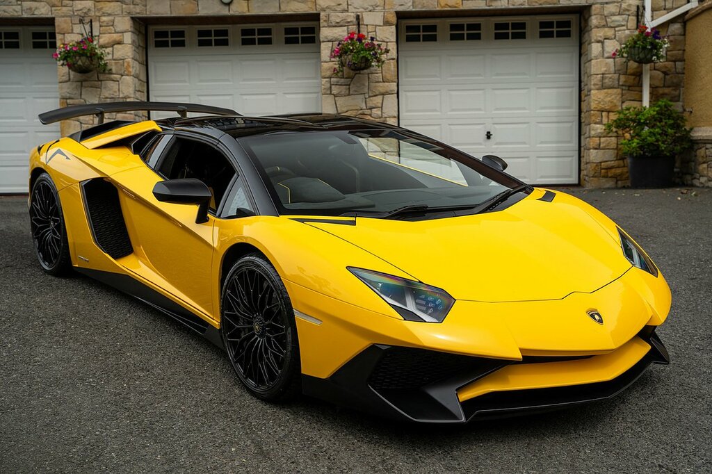 Lamborghini Aventador Sv Lp750-4 6.5 Blue #86