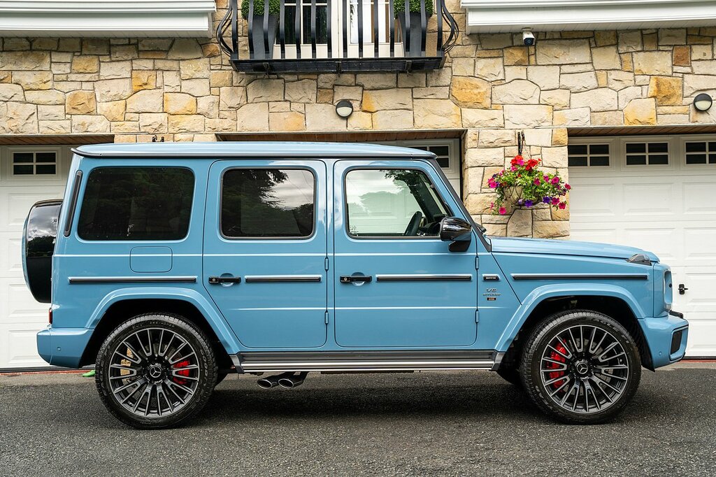Mercedes-Benz G Class 4.0 G63 V8 Biturbo Mhev Amg Manufaktur Edition Suv Blue #3
