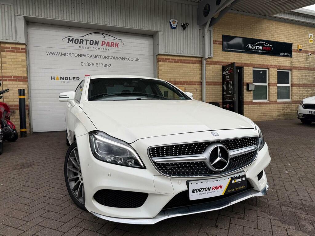 Mercedes-Benz CLS Saloon 2.1 Cls220 Bluetec Amg Line Coupe G-tronic White